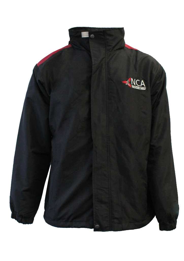 Nelson Christian Academy Jacket Black/Maroon